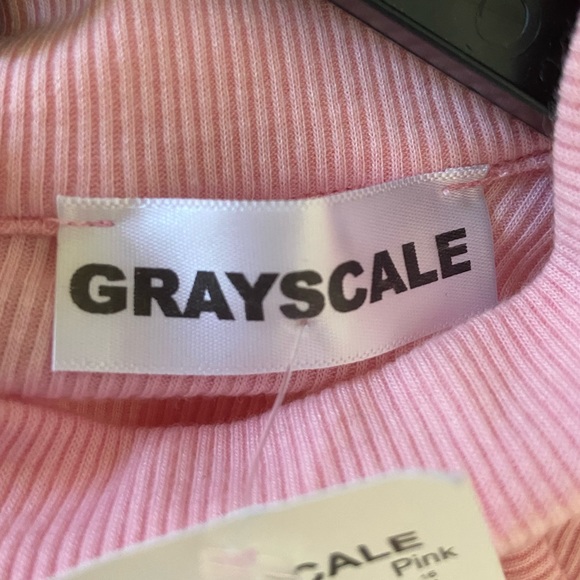 Grayscale Neckline-Cutout Bodycon Dress Pink Various Sizes New With Tags - Picture 3 of 7